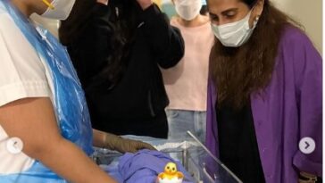 Aunt Riya cried seeing Sonam Kapoor's son